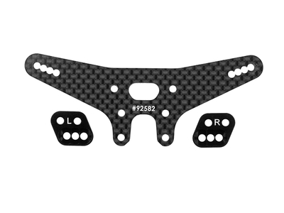 AS92578　FT ガルドロッパー・リアショックタワーセット【-2mm・RC10B7.1】