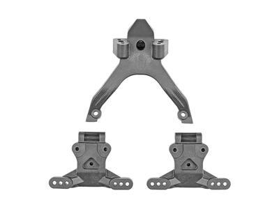 AS92587　FT カーボン製トッププレート・ボールスタッドマウント【RC10B7.1】