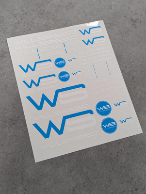 【WILL SPEED】W3124  WILLSPEEDデカール