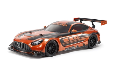 6月発売【タミヤ】47519　メルセデス AMG GT3 EVO オレンジ塗装済ボディ （TT-02シャーシ）
