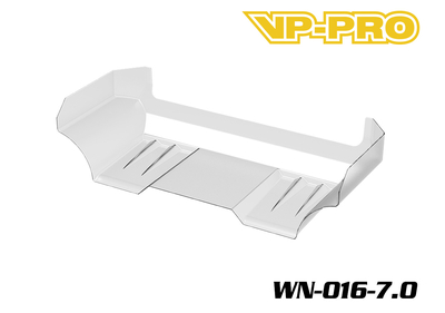 【VP-PRO】WN-016-7.0-LW	7インチストレートポリカウイング(0.8mm)