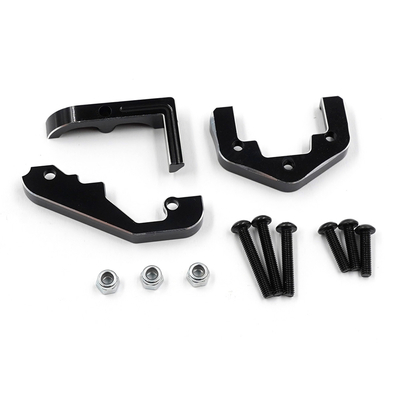 【XTRA SPEED】XS-TA29255BK　トップフォースギアボックス用アルミ補強プレート 前/後（TA01/02/DF01用）（黒）