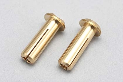 【ヨコモ】RP-053A　レーシングパフォーマー &phi;4バッテリーコネクター 24Kメッキ