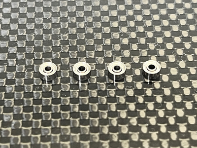 【KAWADA】BB154　1.5x4x2mmボールベアリング：4個入