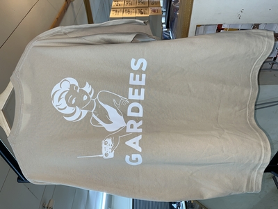 【GARDEES】2026・フロリダTシャツ　サンドベージュ/ホワイト