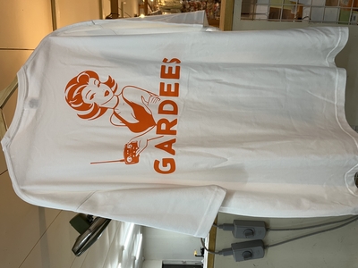 【GARDEES】2026・フロリダTシャツ　ホワイト/オレンジ