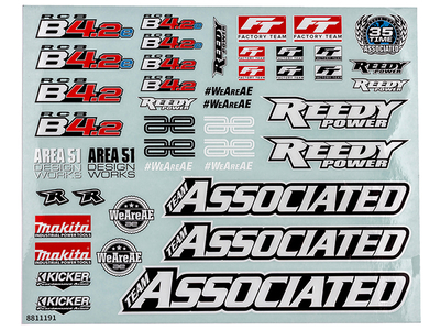 AS81699　デカールシート【RC8B4.2】