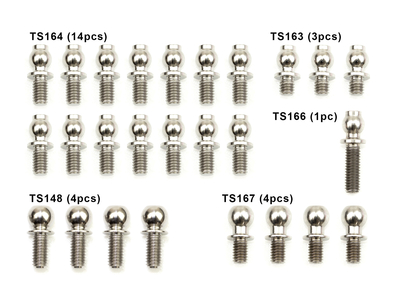 TS168	チタンボールスタッドセット（IF14スペチアーレ/26個）