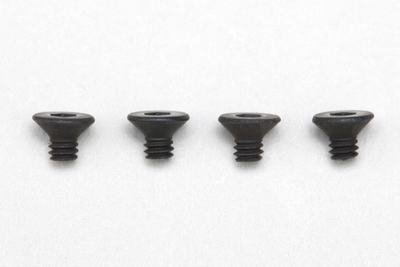 【ヨコモ】ZC-F23　M2&times;3mm フラットヘッド ソケットスクリュー(4本入)