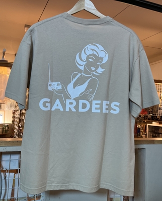 【GARDEES】2026・フロリダTシャツ　サンドベージュ/ホワイト