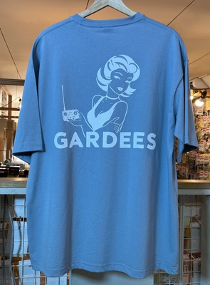 【GARDEES】2026・フロリダTシャツ　アシッドブルー/ホワイト