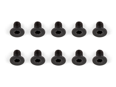 AS31518　フラットヘッドスクリュー【M2.5x4mm/10本入】