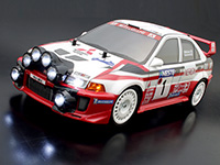【ABC HOBBY】62727　RCボディ ビルド シリーズ ナイトステージ＃007（ランエボⅤ用）