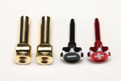 【ヨコモ】RP-124-4　レーシングパフォーマー クイックロック コネクター&Phi;4mm