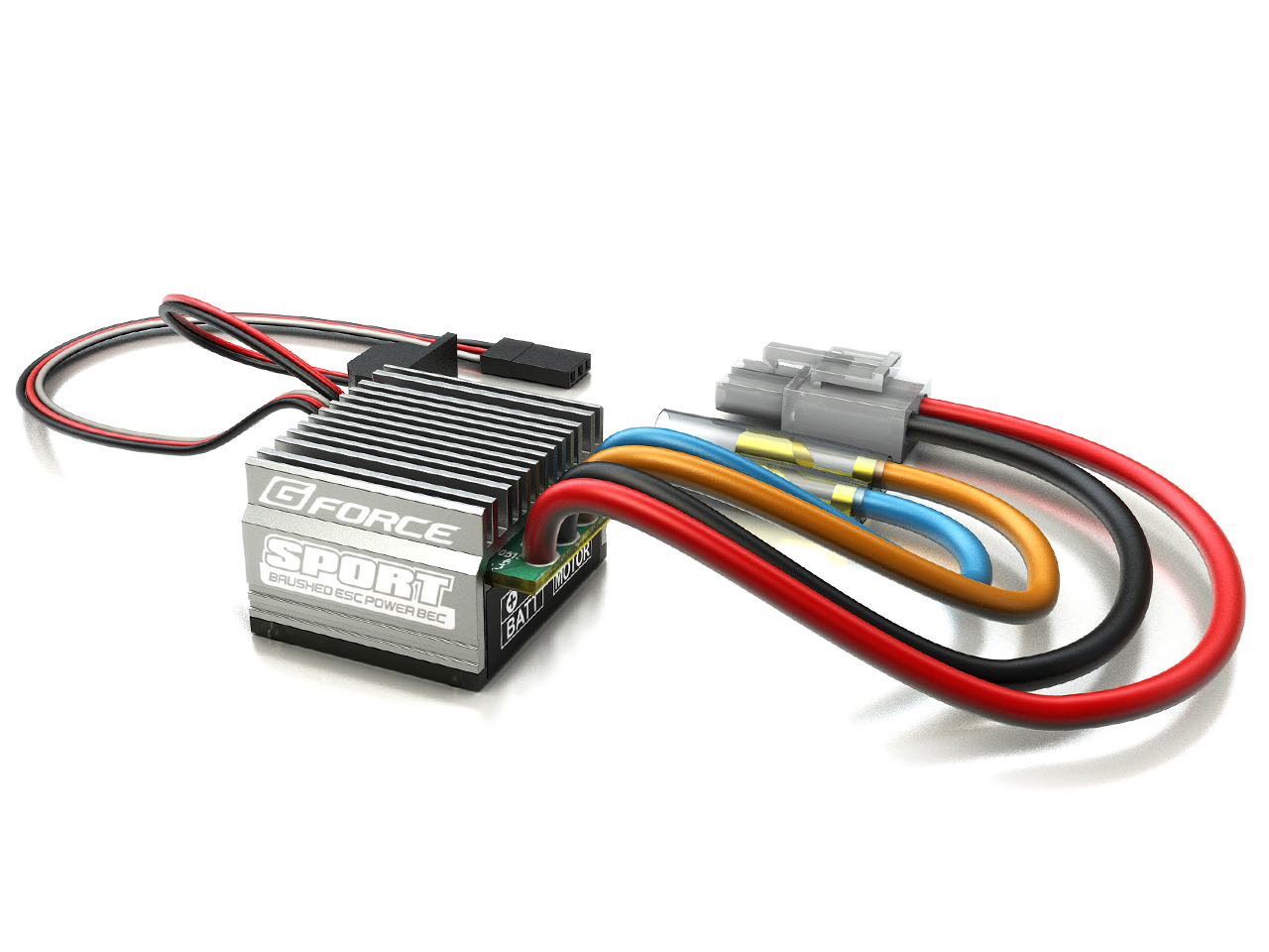 Gフォース】 SPORT BRUSHED POWER BEC ブラシモーター用ESC(バック機能