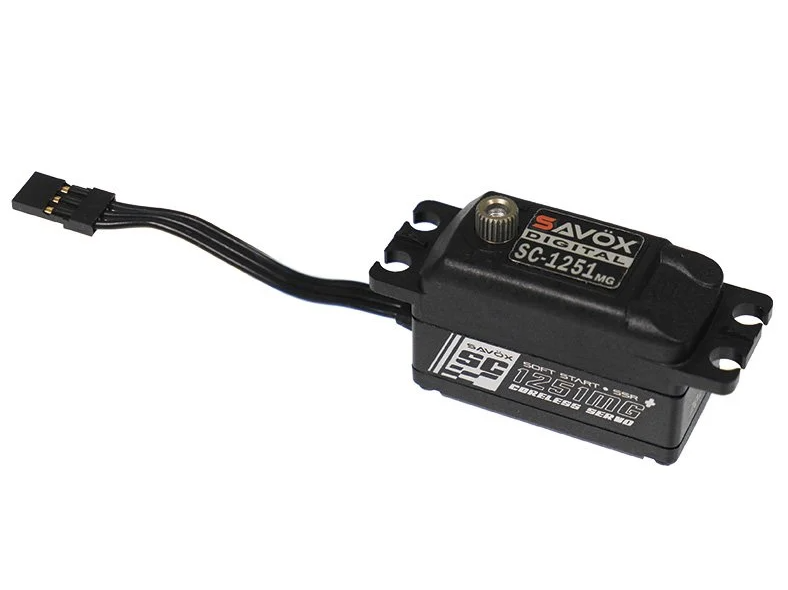 サボックス ロープロデジタルサーボ SC-1252MG 中古品 | SAVOX SC-1252MG PLUS 超高速・コアレス デジタルサーボ | ラジコン・ドローン 通販