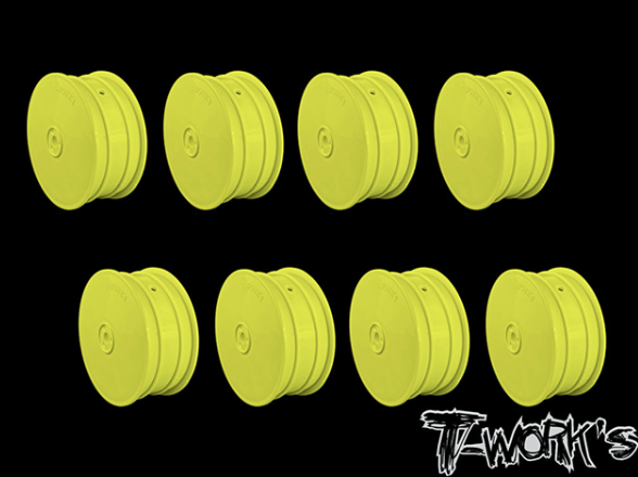 T-Work'sTE-218-BY-8 4WD用フロントホイール・イエロー