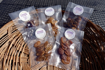 葡萄屋さんがつくった干しぶどう　25gパック/ 5品種入り　Aセット