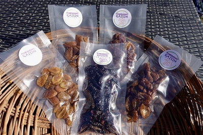 葡萄屋さんがつくった干しぶどう　50gパック/ ５品種入り Cセット