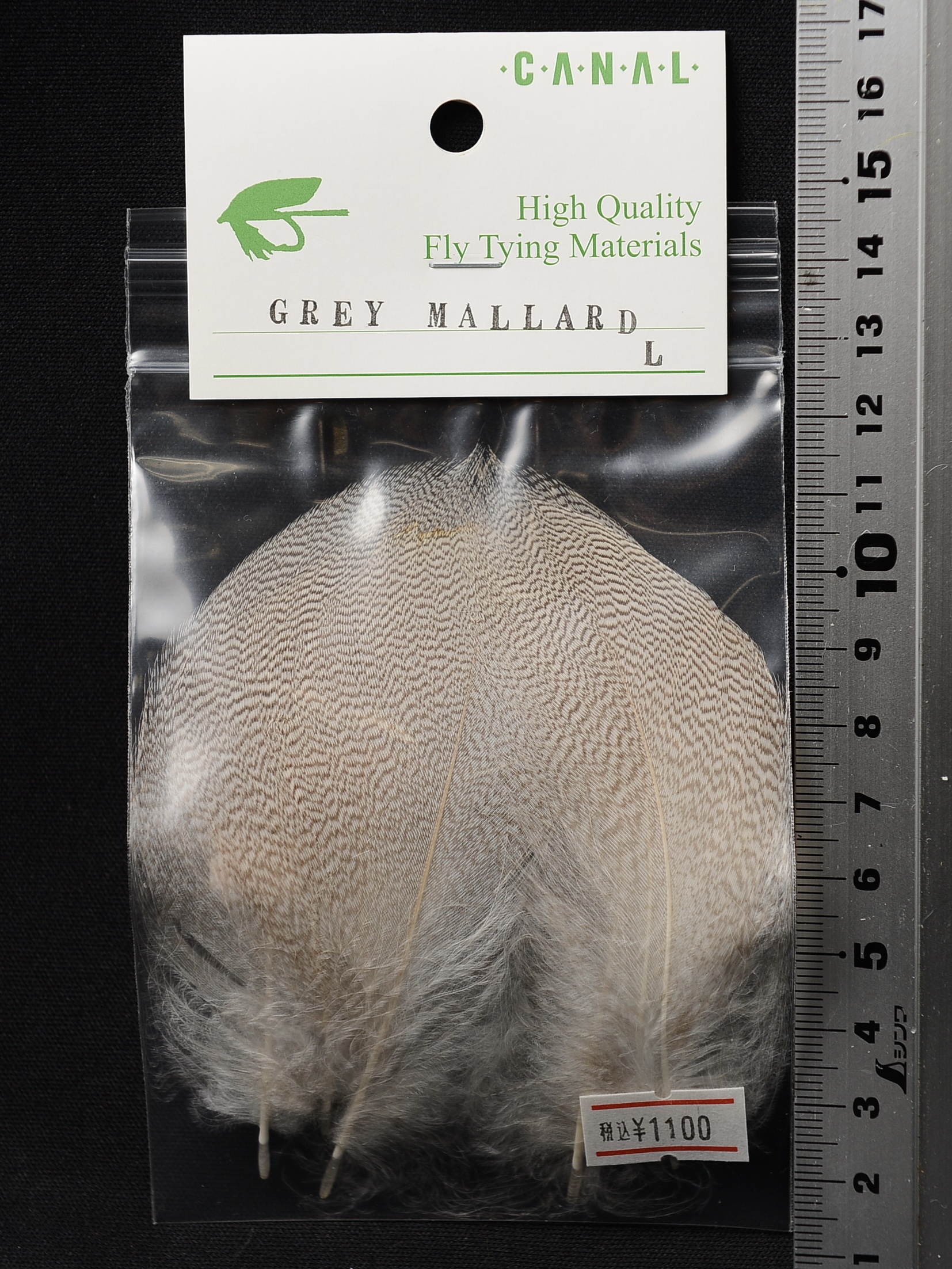 会員5％OFF】キャナル｜フライマテリアル｜GREY MALLARD L｜グレー