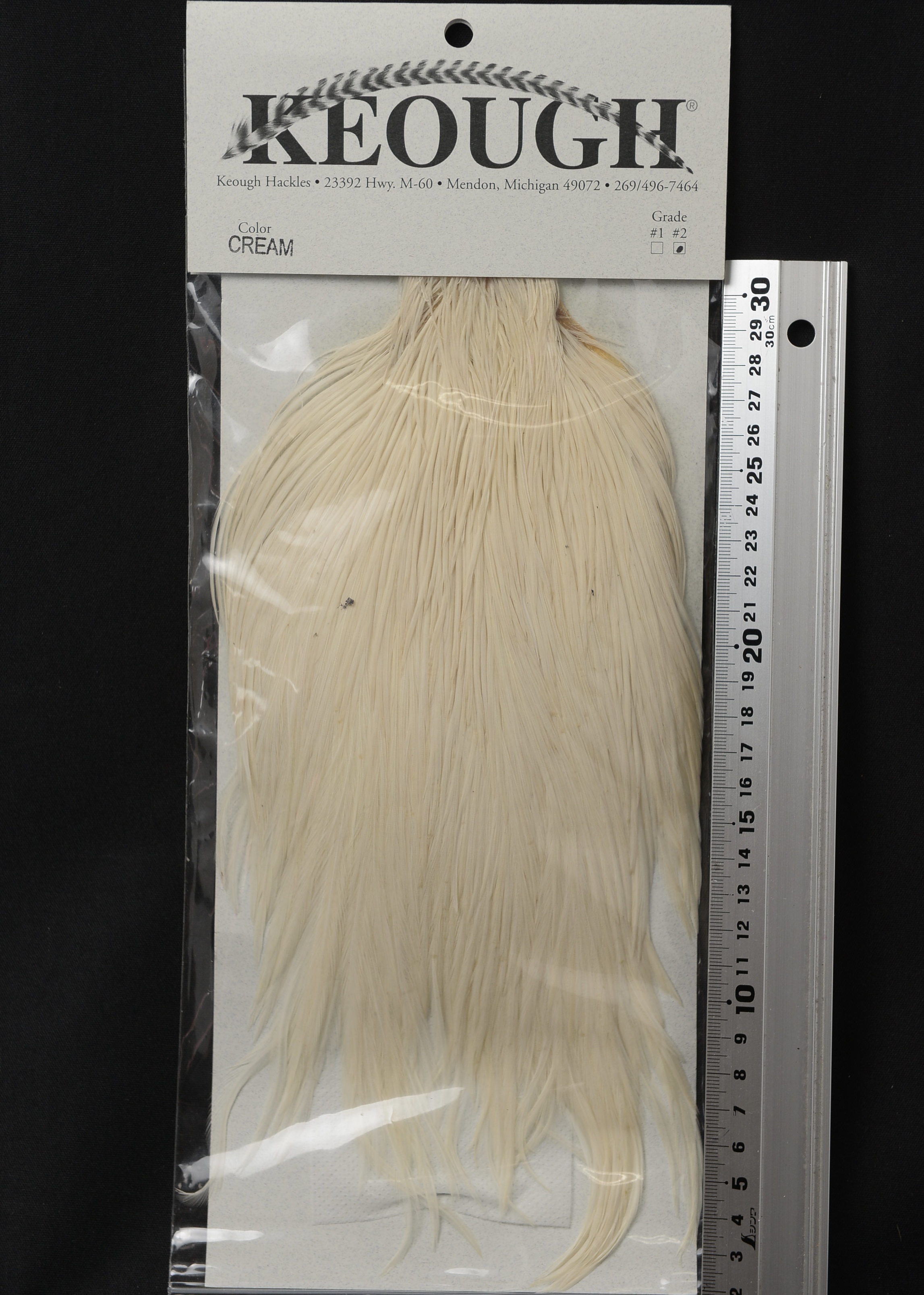 キーオ ハックル イエロー ダン フライマテリアル キーオ ハックル イエロー ダン フライマテリアル - メルカリ