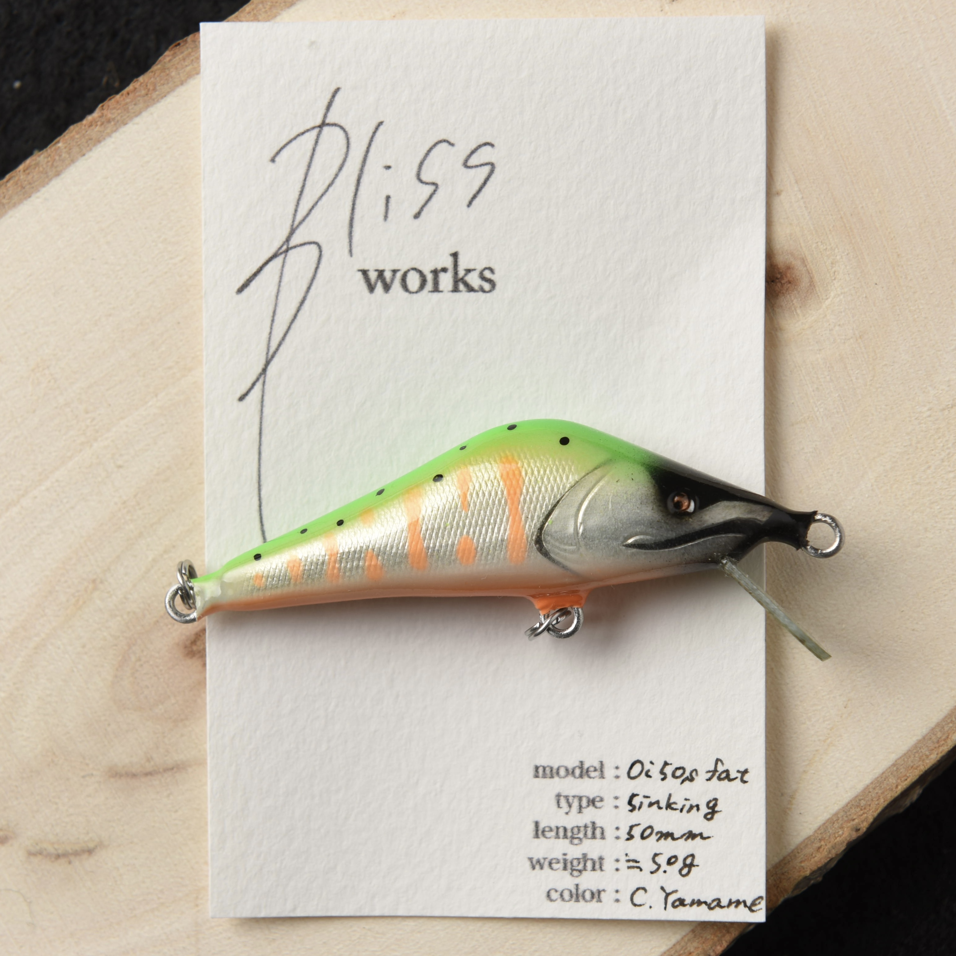 ブリスワークス　ミノー ブリスワークス｜Bliss works｜oi50s fat｜5.0cm / 5.0g シンキング