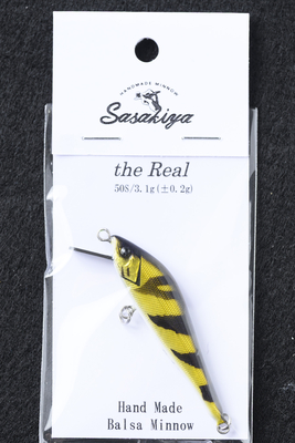 【Jul2023NEW】ササキ屋 ｜the Real 5cm | color:金カジカ｜岩手県発ハンドメイドミノー（10482）