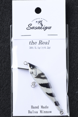 ササキ屋 ｜the Real 5cm | color:銀カジカ｜岩手県発ハンドメイドミノー（10491）