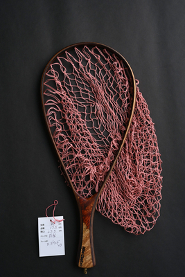 ワイズカスタム｜【会員5%OFF】ランディングネット｜40cm｜グリップ：花梨（プレミアム）｜ネット：サクラ｜ハンドメイド｜ストレート｜Wisecustom(12205)