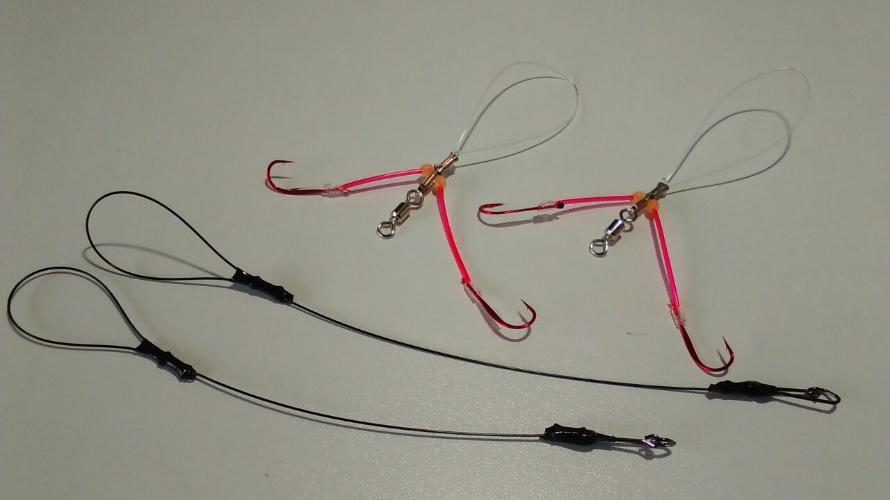 ふぐカットウ仕掛 ２段チラシ針 大物仕掛のｇａｎｋｏｄｏ