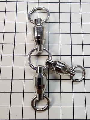 NTスイベル●泳がせベアリング●10ｘ9ⅹ9●三方サルカン