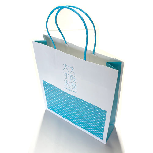 ショッパー（紙製 手提げNEWデザイン）中サイズ | 大文字飴本舗