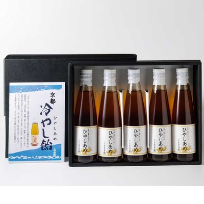 ひやしあめギフト【５本化粧箱入り包装】