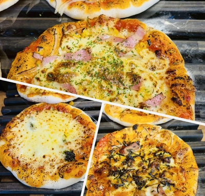 人気のナポリピッツァ3種類セット　小物パンおまけ6個入ります！