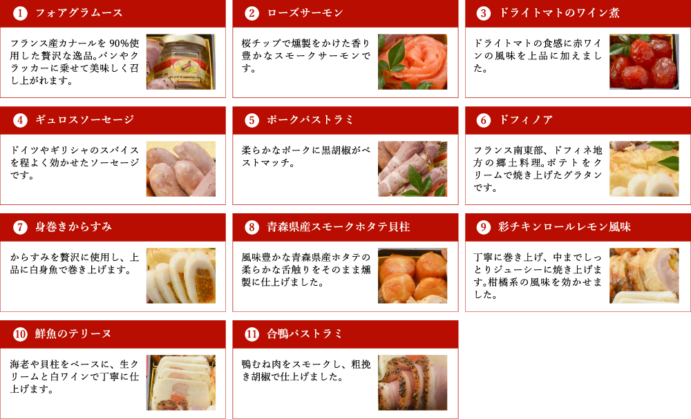 洋の重 全11品