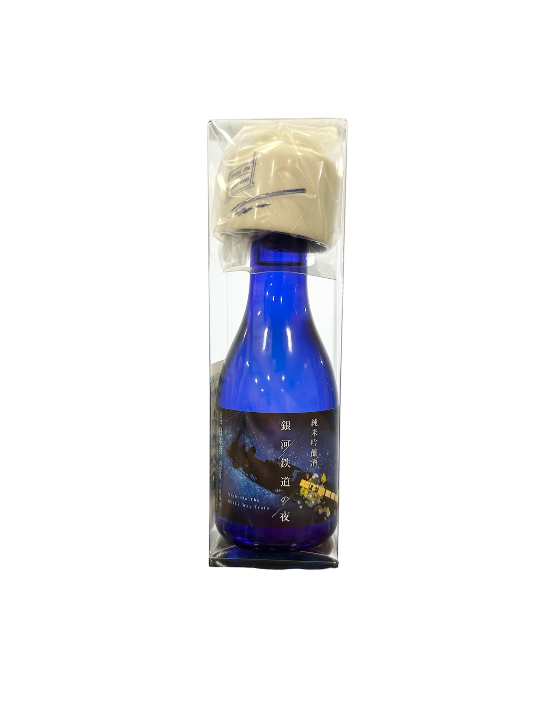 お酒】桜顔 純米吟醸酒 銀河鉄道の夜ギフト 180mL（お猪口付き