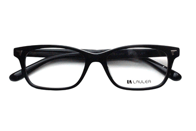 【レンズ付メガネ】LAULEA ラウレア byアミパリ　LA 4061-BK ブラック【ウエリントン系】【アセテート】【黒】【日本製眼鏡】