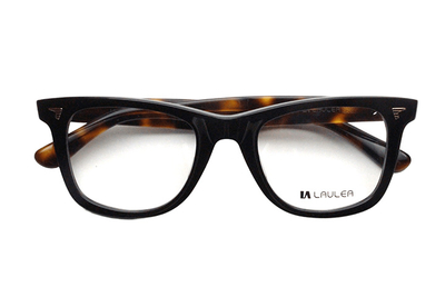必須検索対象 【レンズ付メガネ】LAULEA ラウレア byアミパリ　LA 4060-BK/DM ブラック/デミ【ウエリントン系】【アセテート】【黒・茶】【日本製眼鏡】