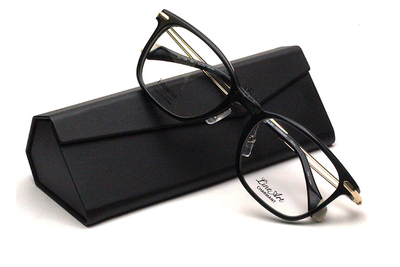 【フレーム単品メガネ】 シャルマン　Lineart ラインアート XL 11105-BK ブラック【リヴォルトコレクション】【アセテート】【ウエリントン系】【エクセレンスチタン】【チタン】【日本製眼鏡