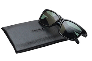 From フロム　サングラス Fr001-2 シャイニーブラック【スクエア系】【偏光サングラス】【裏面ARコート】【偏光度98%】【紫外線カット】【軽量プラスチック】