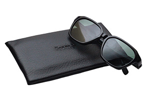 From フロム　サングラス Fr002-4 シャイニーブラック【ウエリントン系】【偏光サングラス】【裏面AR】【偏光度98%】【紫外線カット】【軽量プラスチック】