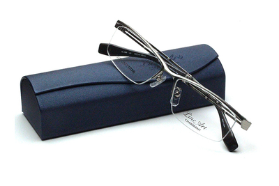 【フレーム単品メガネ】 シャルマン　Lineart ラインアート XL 1086-LG　ライトグレー【フォルテコレクション】【スクエア系】【エクセレンスチタン】【チタン】