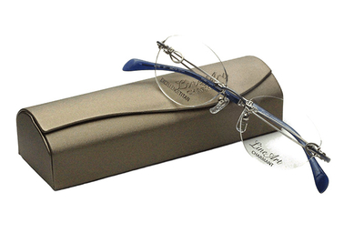 シャルマン　Lineart ラインアート XL 1755-BY ブルーグレー【アリアコレクション】【ボストン系】【エクセレンスチタン】【チタン】【日本製】