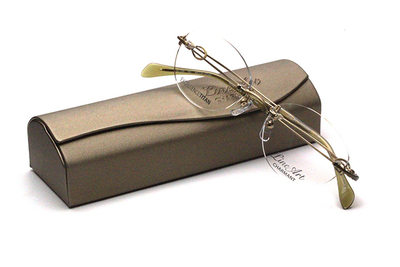 シャルマン　Lineart ラインアート XL 1755-KH カーキ【アリアコレクション】【ボストン系】【エクセレンスチタン】【チタン】【日本製】