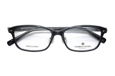 【レンズ付メガネ】ModernTimes MT 8028-2 クリアーグレー【ウエリントン系】【トロガミド樹脂】【耐衝撃性】【耐油性】【超軽量】【日本製眼鏡】