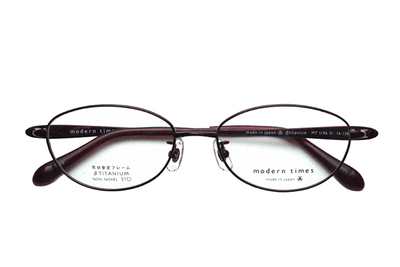 【レンズ付メガネ】ModernTimes MT 1196-2 アイスワイン【ウエリントン系】【&beta;チタン素材】【安心の完全ノンニッケル仕様】【日本製眼鏡】