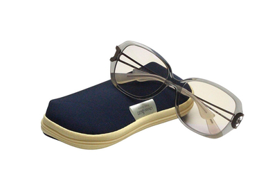 シャルマン　Choco Sun ちょこサンFG 24504-GR グレー【ウエリントン系】【鼻に跡がつかないサングラス】【シャルマン】