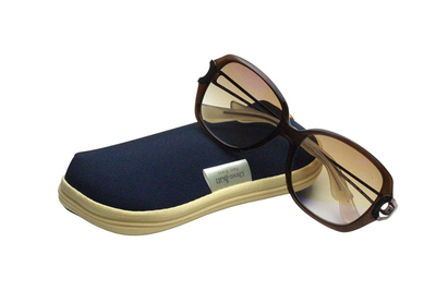 シャルマン　Choco Sun ちょこサンFG 24504-BR ブラウン【ウエリントン系】【鼻に跡がつかないサングラス】【シャルマン】