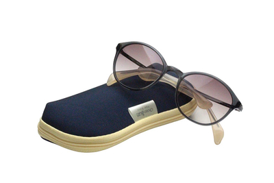 シャルマン　Choco Sun ちょこサンFG 24518-GR グレー【ウエリントン系】【鼻に跡がつかないサングラス】【シャルマン】