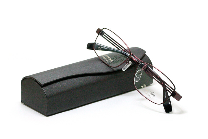 シャルマン ラインアート XL 1050-BU バーガンディー | メガネのヒラタ